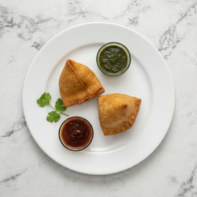 Vegetable Samosa (2pc).