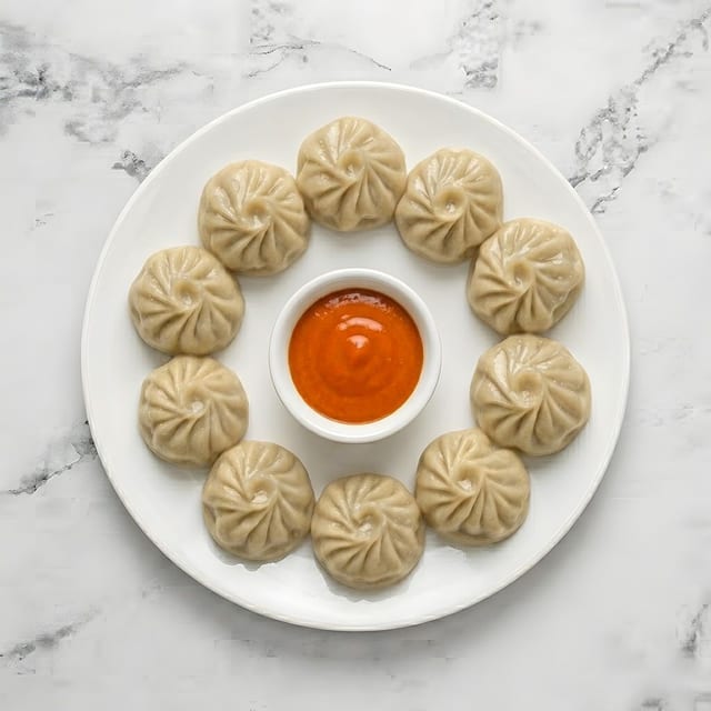 Steamed Veg Momo (10pc).