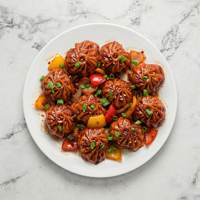 Chilli Veg Momo (10pc).