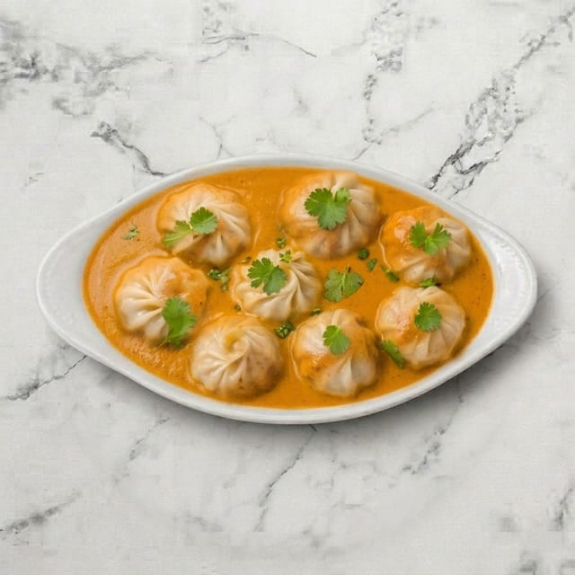 Jhol Veg Momo (8pc).