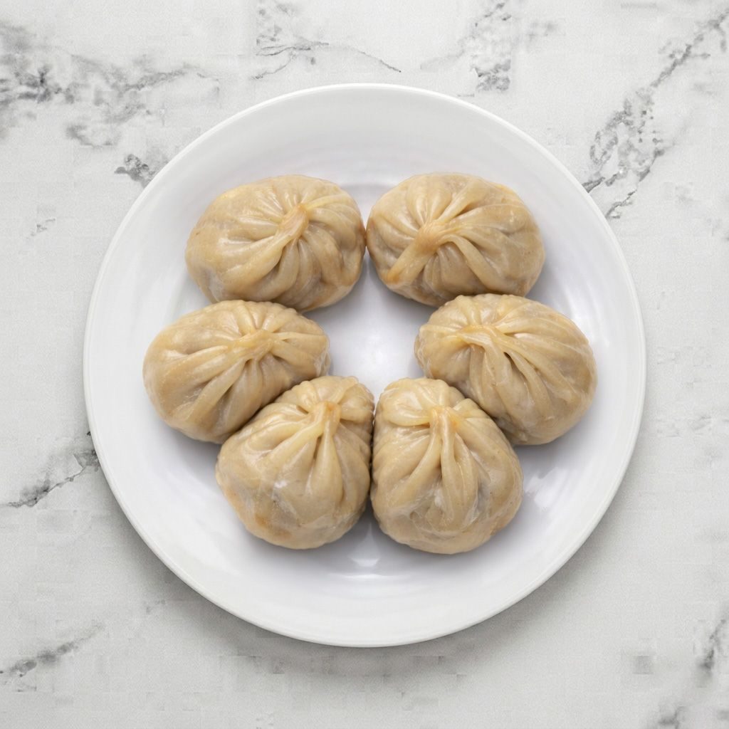 Steamed Chicken Momo (6pc).